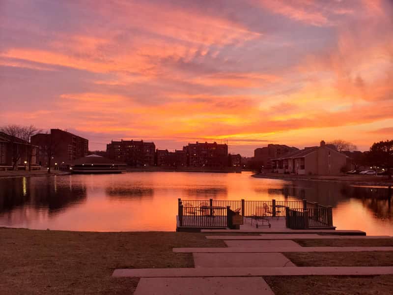 Sunset on Regency Lake