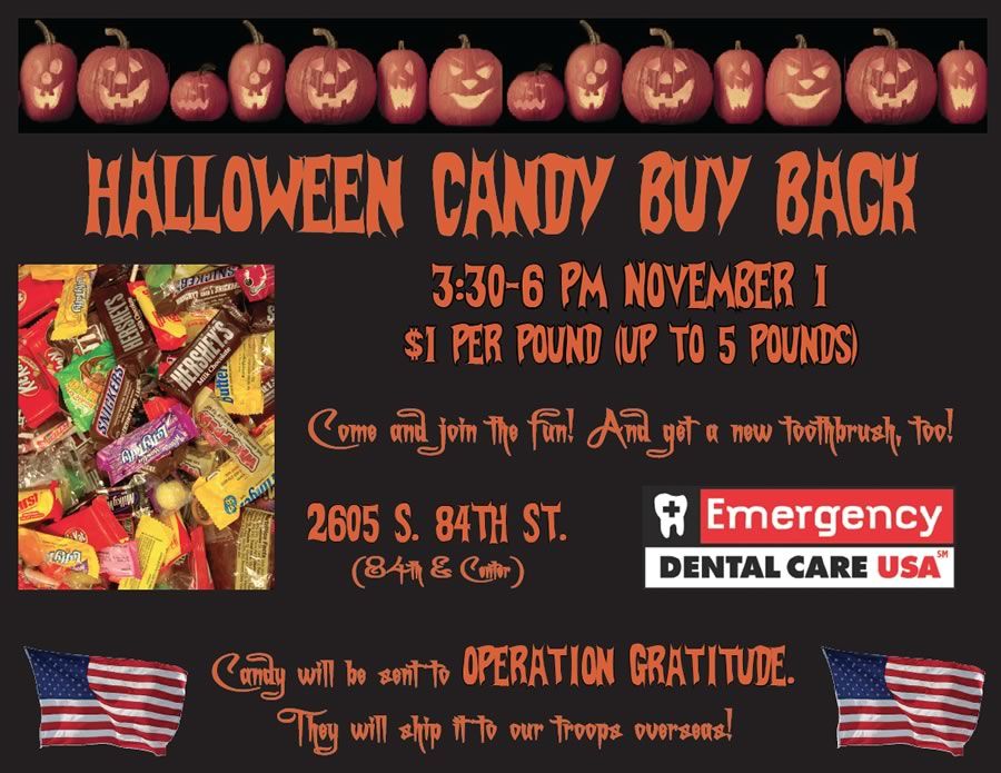 Halloween Candy Buy Back flyer by Theresa Cassiday